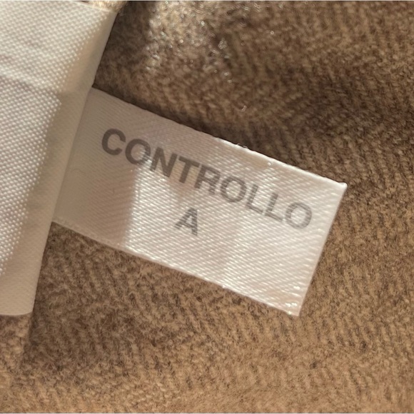 GUNEX Controlloa Virgin Wool/Cashmere Wide Leg Beige Trouser Size 4 L34” NWT - Picture 8 of 10